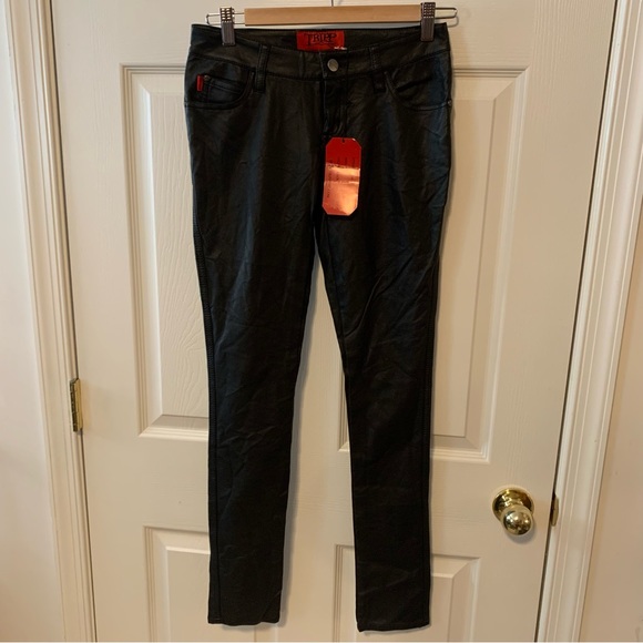 COPY - NWT Tripp NYC Vegan Leather Deville Jean - Picture 4 of 9